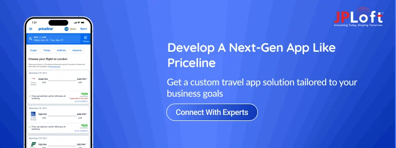 Develop A Next-Gen App Like Priceline